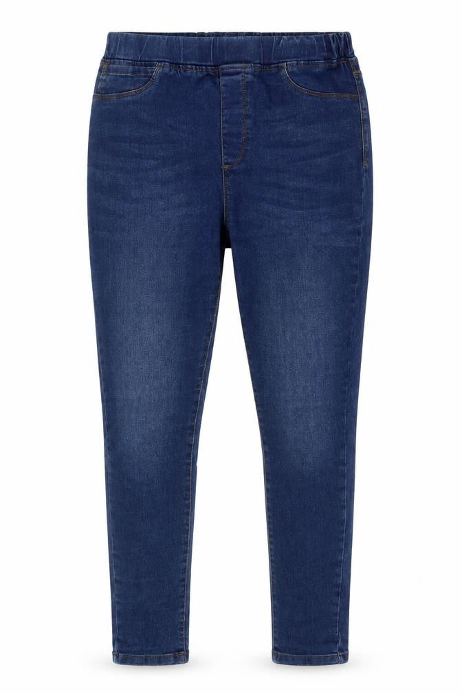 Boohoo Womens Blue Polyester Jegging Jeans Size 12 L26 in Regular
