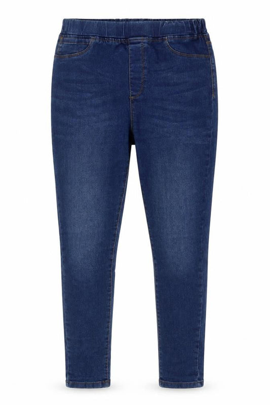 Boohoo Womens Blue Polyester Jegging Jeans Size 12 L26 in Regular
