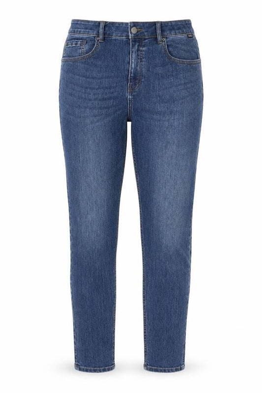 Corporatewear Womens Blue Cotton Skinny Jeans Size 34 in L28 in Regular Zip