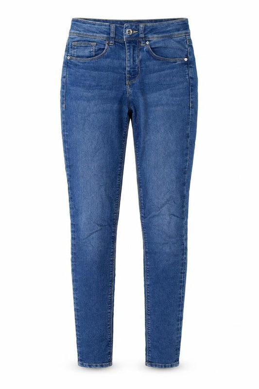 Divided by H&M Womens Blue Cotton Skinny Jeans Size 6 L30 in Regular Zip