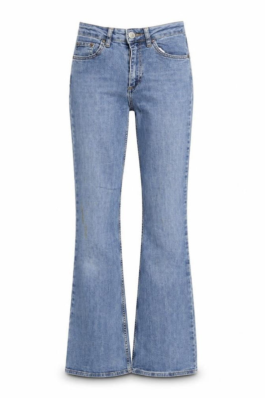 BDG Womens Blue Cotton Flared Jeans Size 27 in L32 in Regular Zip