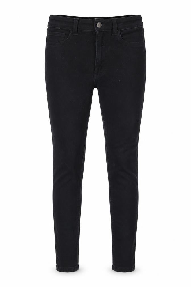 New Look Womens Black Cotton Skinny Jeans Size 8 L24 in Regular Zip