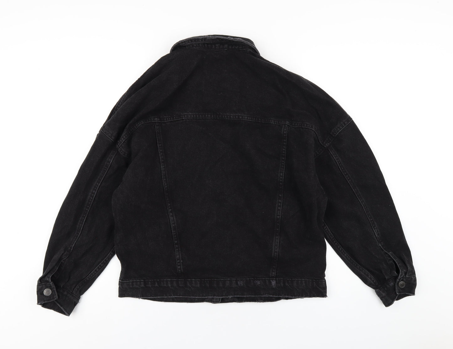 Bershka Womens Black Jacket Size S Button