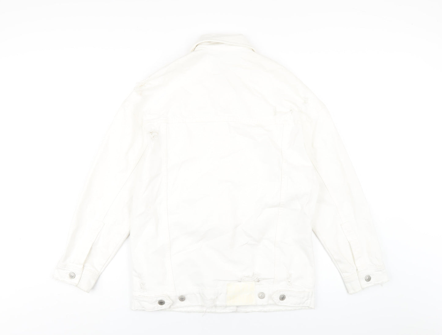 Zara Womens White Jacket Size XS Button