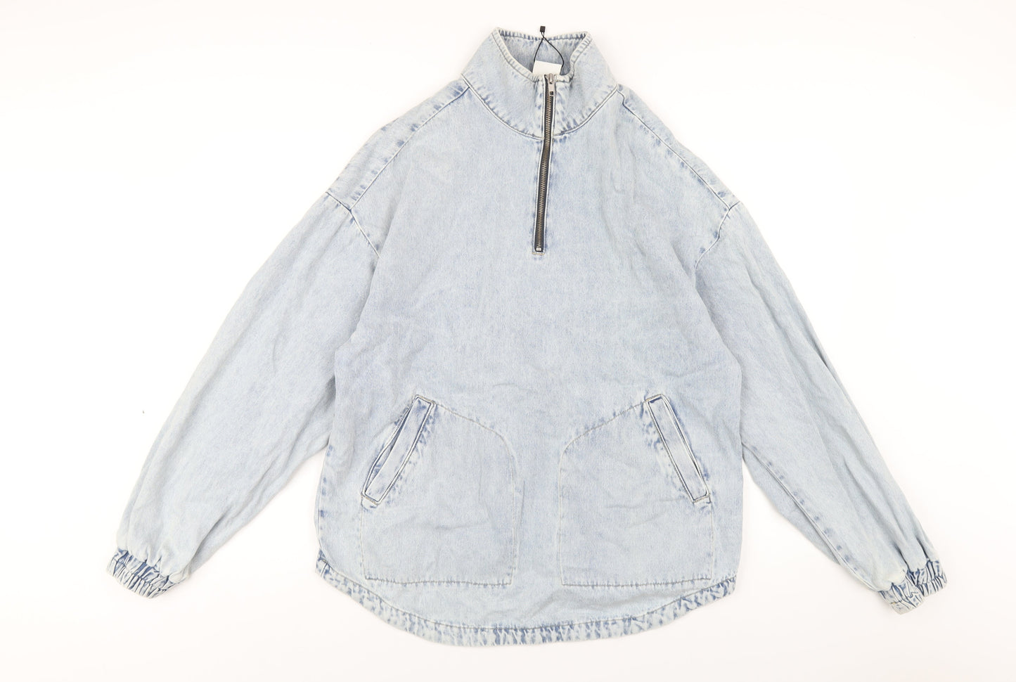 Zara Womens Blue Jacket Size S Zip