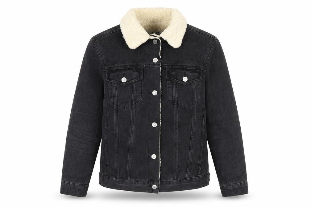 Topshop Womens Black Jacket Size 6 Button
