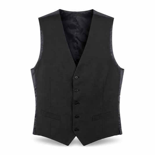 Marks & Spencer Mens Grey Wool Jacket Suit Waistcoat Size 40 Regular