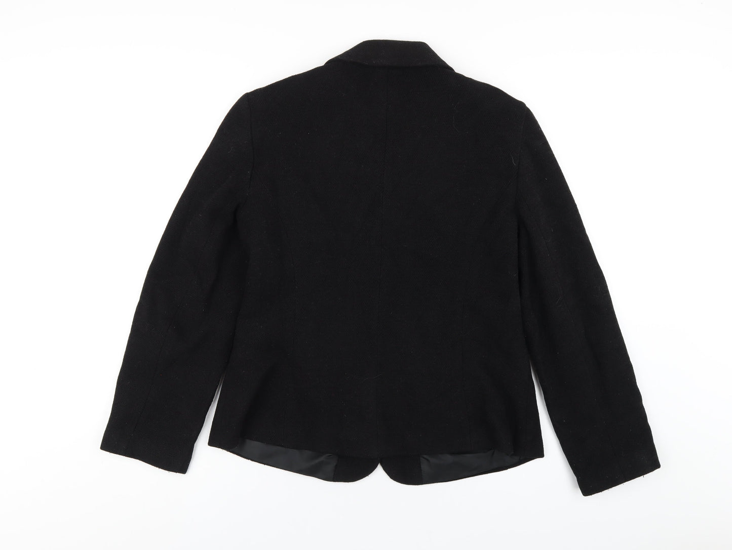 Dorothy Perkins Womens Black Pea Coat Coat Size 14 Button