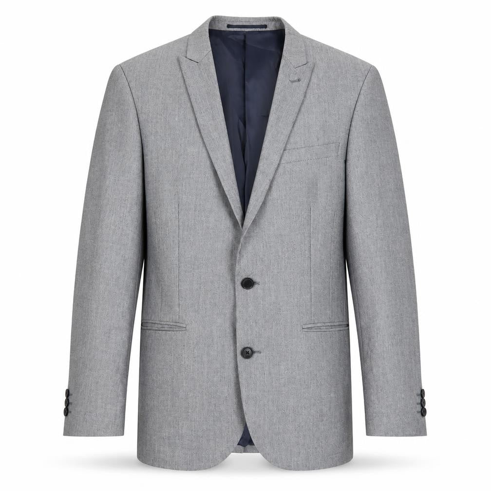 NEXT Mens Grey Polyester Jacket Blazer Size 38 Regular