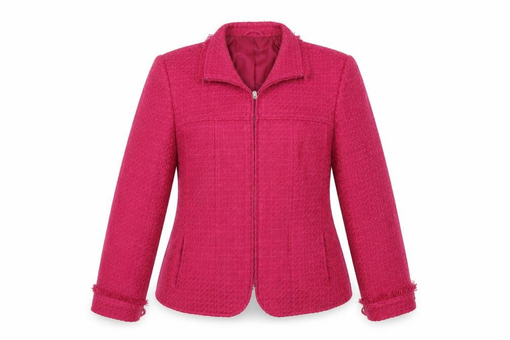 Gelco Womens Pink Jacket Size 14 Zip