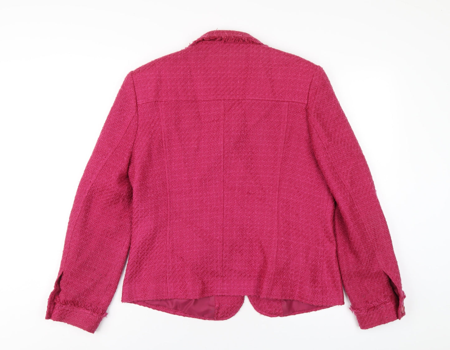 Gelco Womens Pink Jacket Size 14 Zip