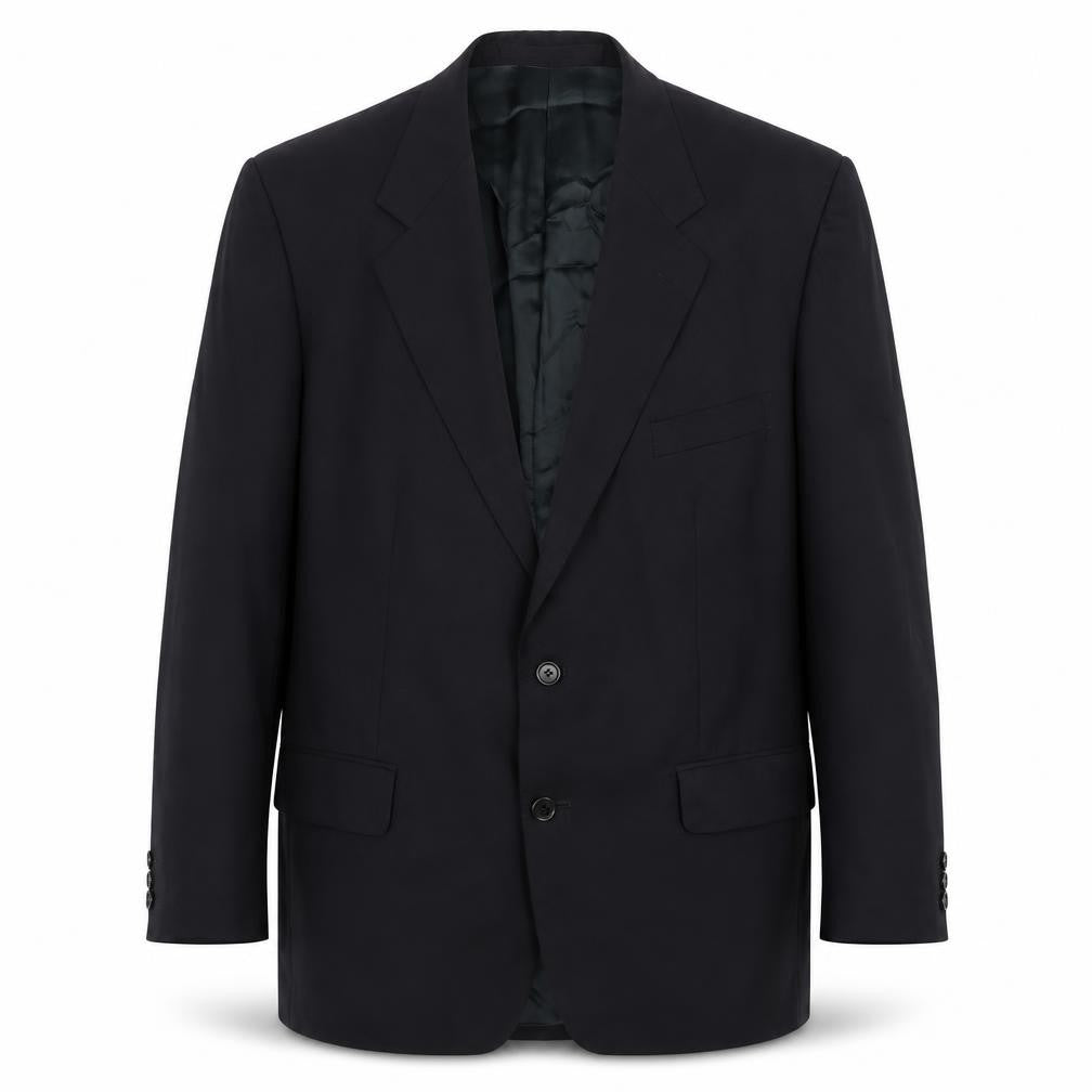 Marks & Spencer Mens Blue Wool Jacket Blazer Size 42 Regular
