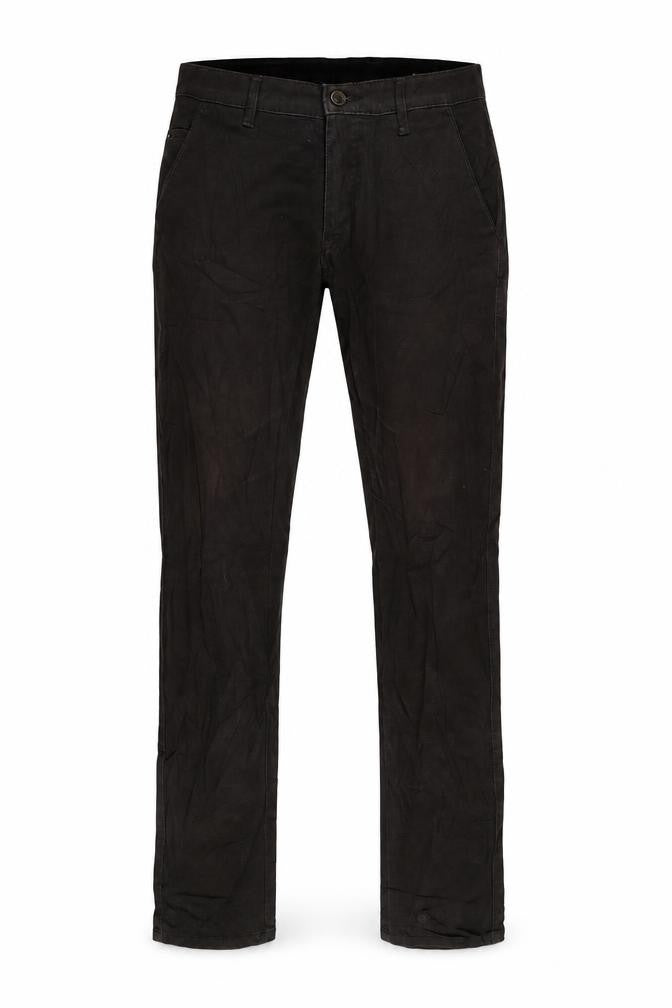 Leaves Plus Mens Brown Cotton Blend Straight Jeans Size 30 in L32 in Regular Zip