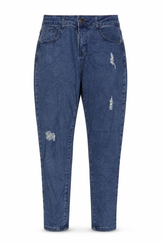 Philippo plieno Womens Blue Cotton Blend Tapered Jeans Size 26 in L23.5 in Regular Zip