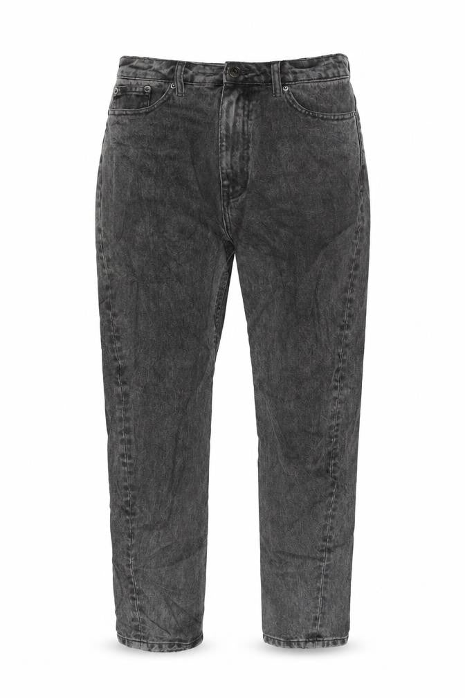 Denim Glassons Womens Grey Cotton Straight Jeans Size 8 L26 in Regular Zip