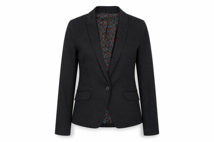 Next Womens Black Polyester Jacket Suit Jacket Size 8