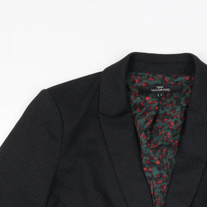 Next Womens Black Polyester Jacket Suit Jacket Size 8