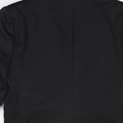 Next Womens Black Polyester Jacket Suit Jacket Size 8