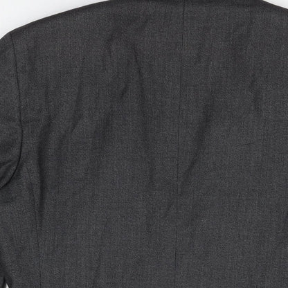 Next Mens Grey Polyester Jacket Suit Jacket Size 36 Regular