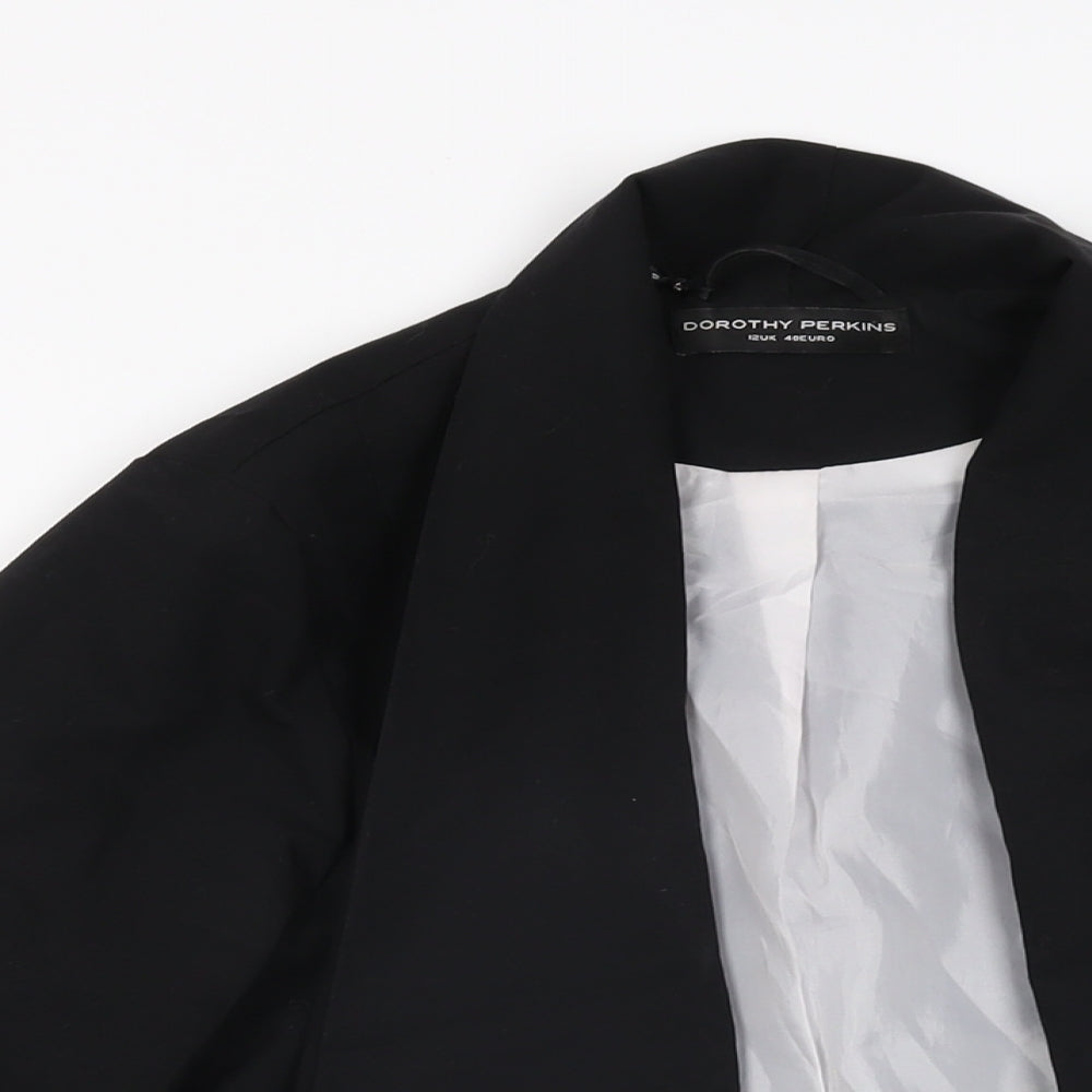 Dorothy Perkins Womens Black Jacket Blazer Size 12