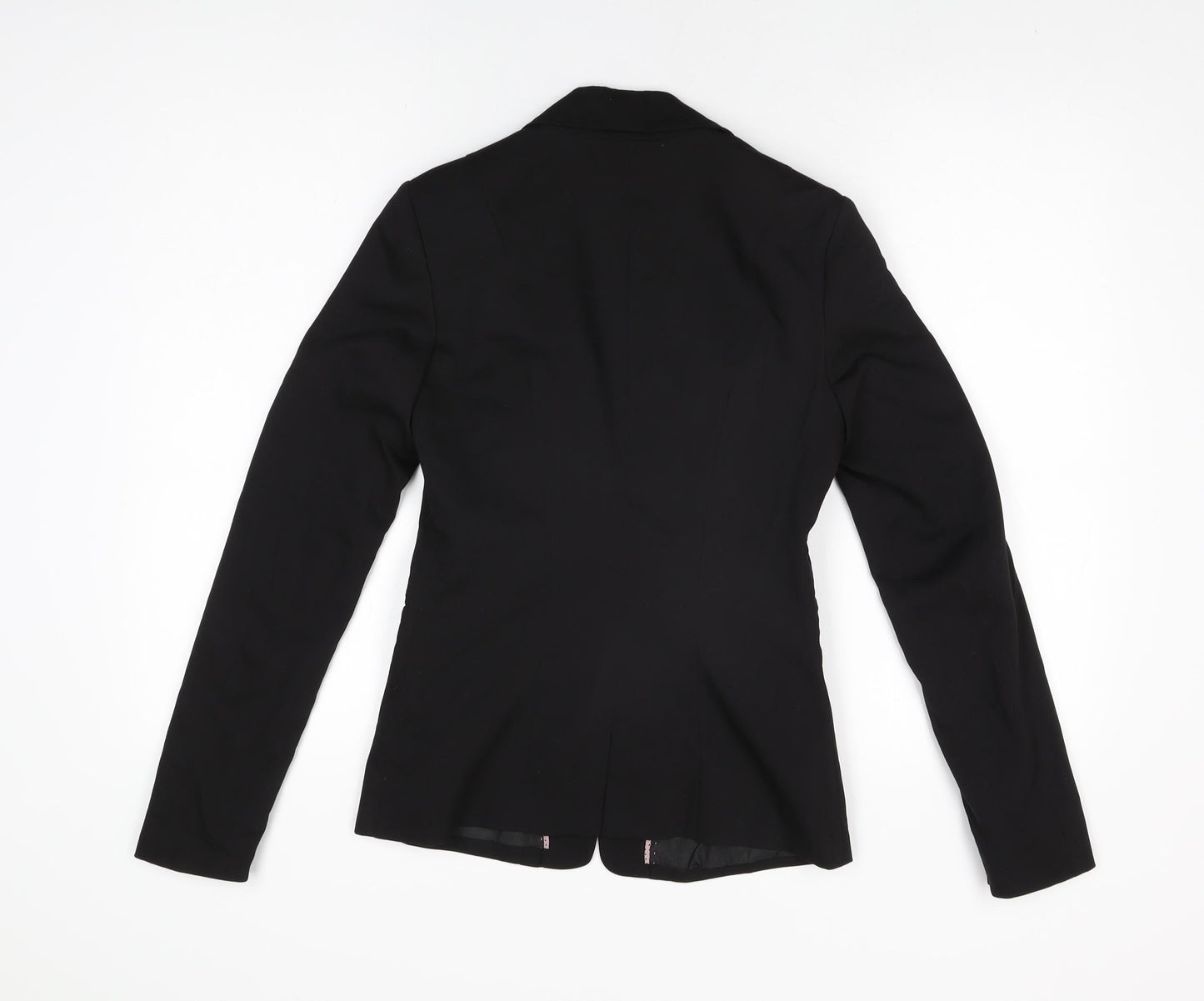 Bershka Womens Black Jacket Blazer Size S Button