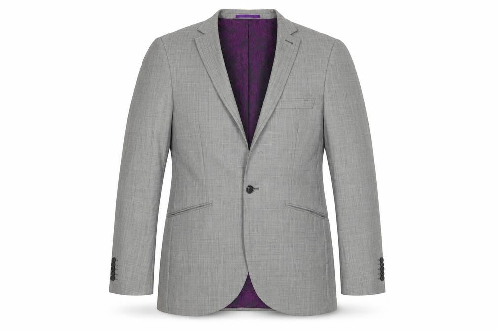 Taylor & Wright Mens Grey Polyester Jacket Suit Jacket Size 38 Regular