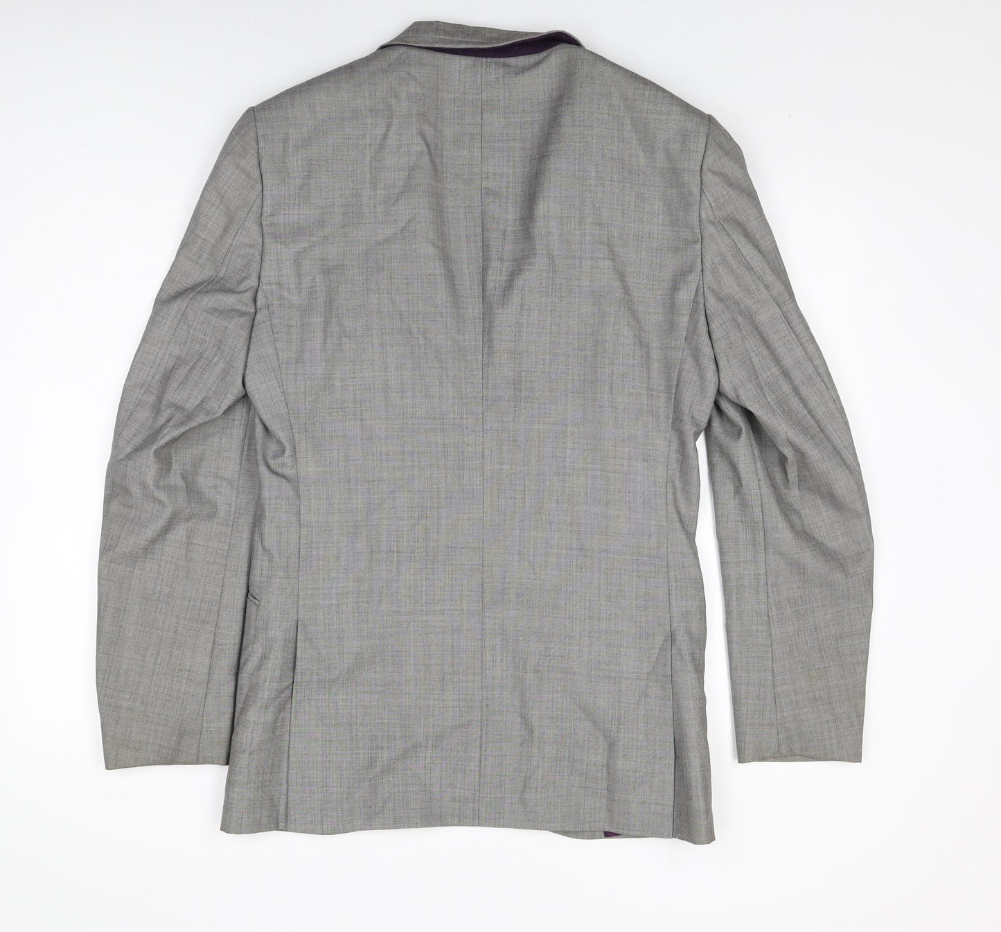 Taylor & Wright Mens Grey Polyester Jacket Suit Jacket Size 38 Regular