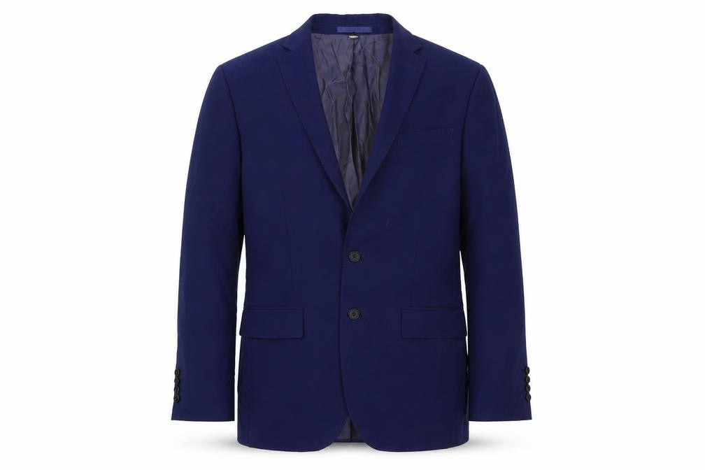 Marks & Spencer Mens Blue Wool Jacket Suit Jacket Size 40 Regular