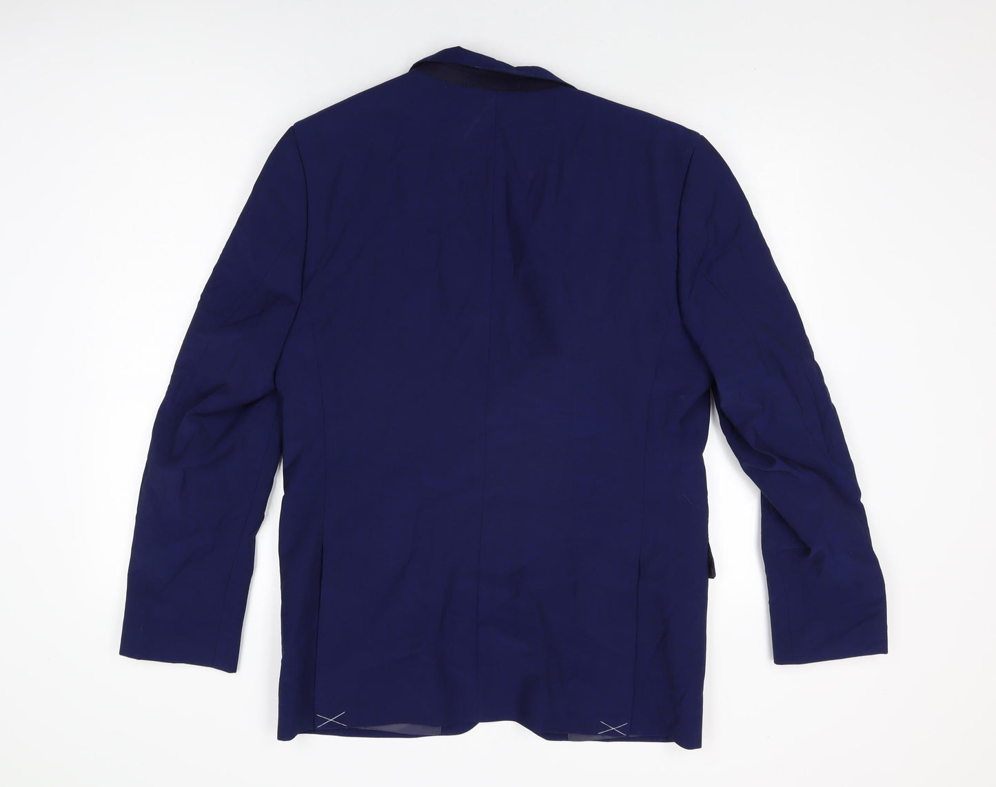 Marks and Spencer Mens Blue Wool Jacket Suit Jacket Size 40 Regular