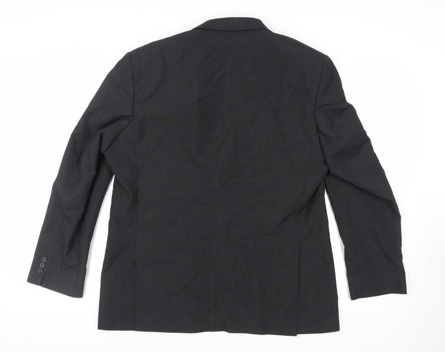 Scott & Taylor Mens Grey Polyester Jacket Suit Jacket Size 46 Regular