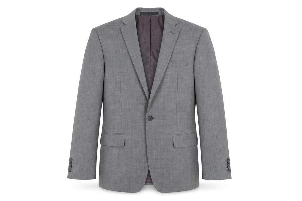 Autograph Mens Grey Polyester Jacket Suit Jacket Size 38 Regular