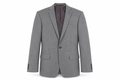 Front view of Autograph men’s grey polyester jacket suit jacket, size 38, regular