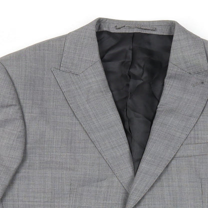 Next Mens Grey Wool Jacket Suit Jacket Size 40 Regular