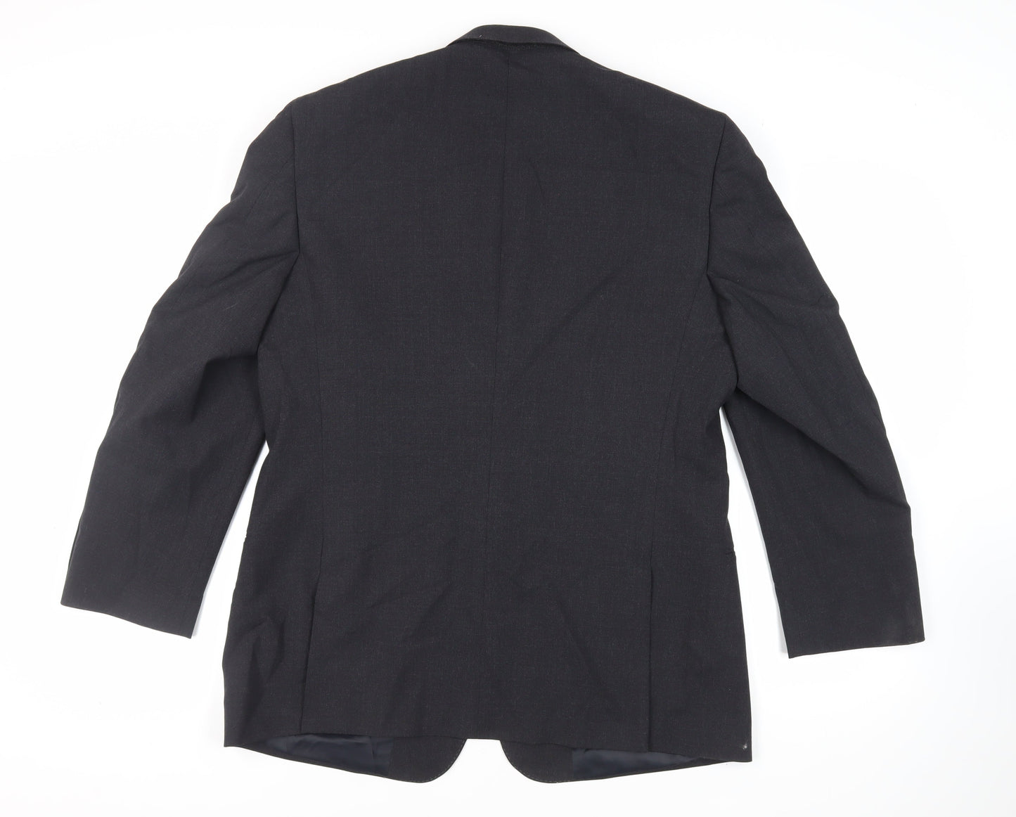 James Barry Mens Grey Polyester Jacket Suit Jacket Size 44 Regular