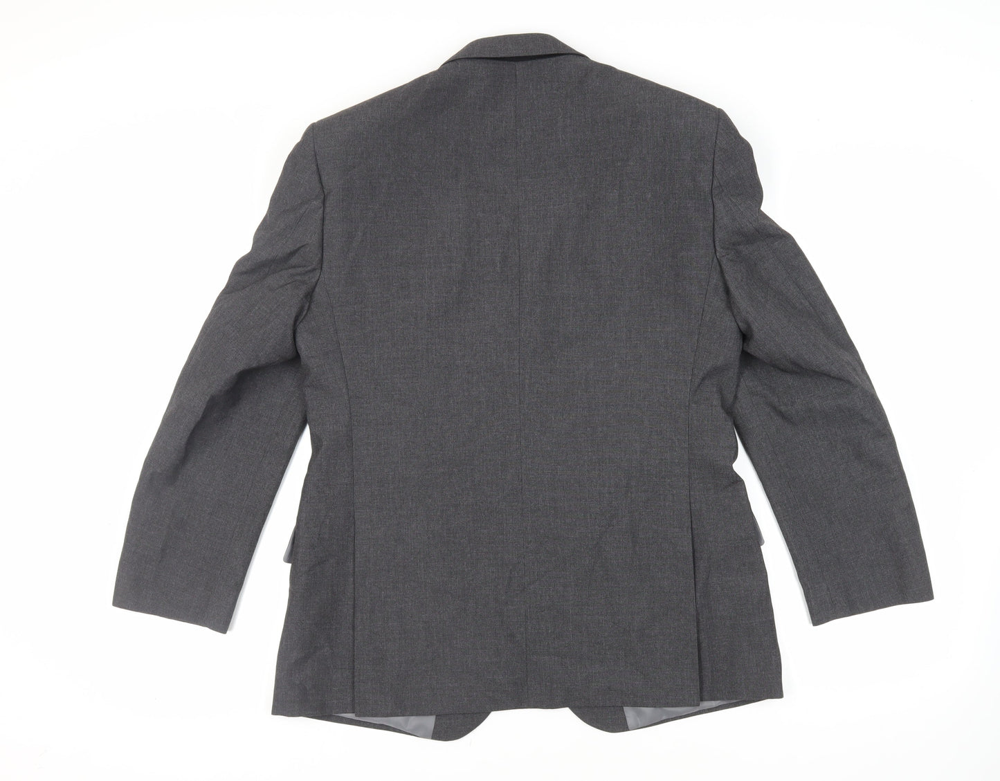 Marks and Spencer Mens Grey Polyester Jacket Suit Jacket Size 40 Regular
