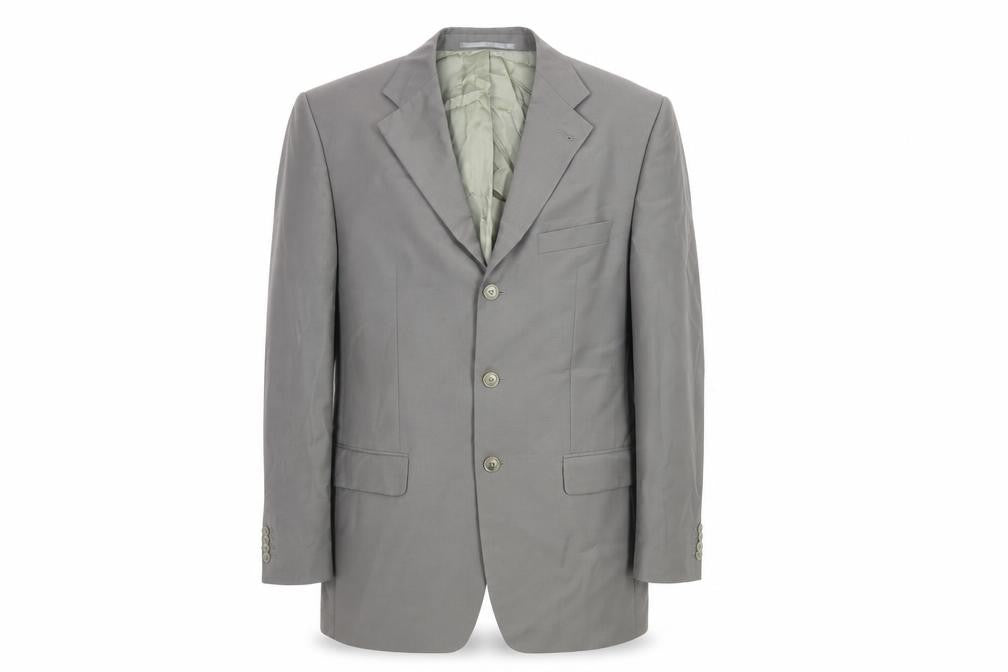 Reda Mens Green Wool Jacket Suit Jacket Size 40 Regular