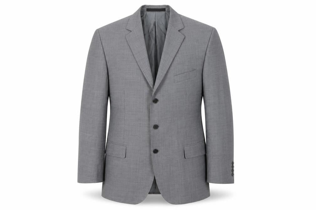 Marks & Spencer Mens Grey Wool Jacket Suit Jacket Size 42 Regular