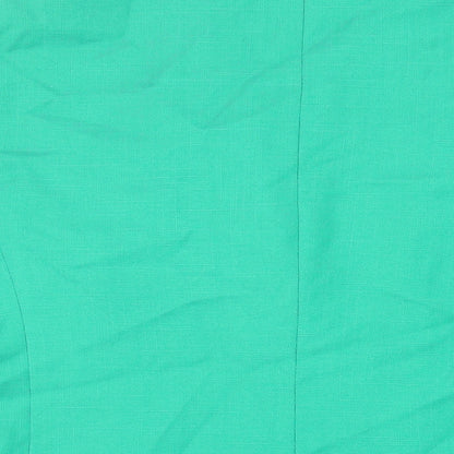 First Avenue Womens Green Jacket Blazer Size L Button
