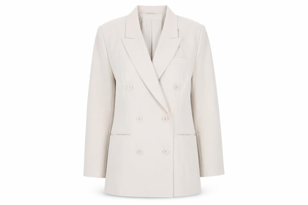 Modern Classics Womens Beige Jacket Blazer Size 12 Button