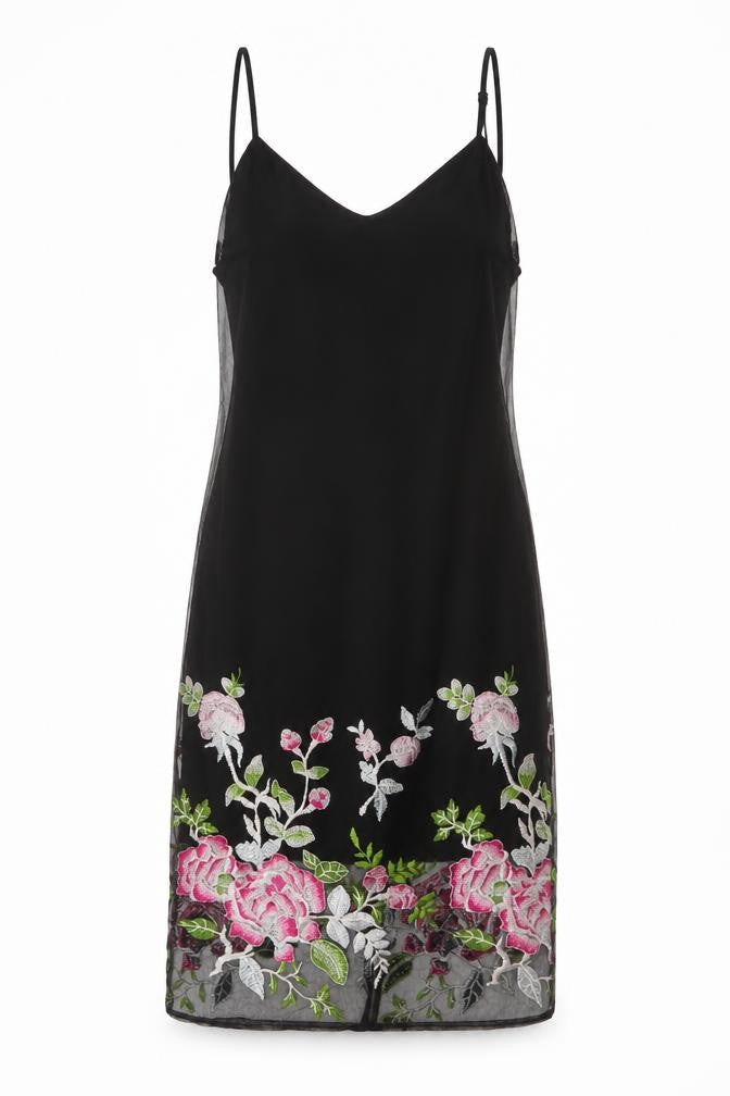 New Look Womens Black Polyester Sheath Size 6 Sweetheart Zip