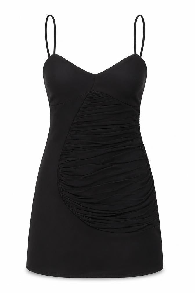 Zara Womens Black Polyester Mini Size XS Sweetheart Zip
