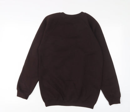 Sportex Boys Brown Cotton Pullover Sweatshirt Size 13 Years Pullover