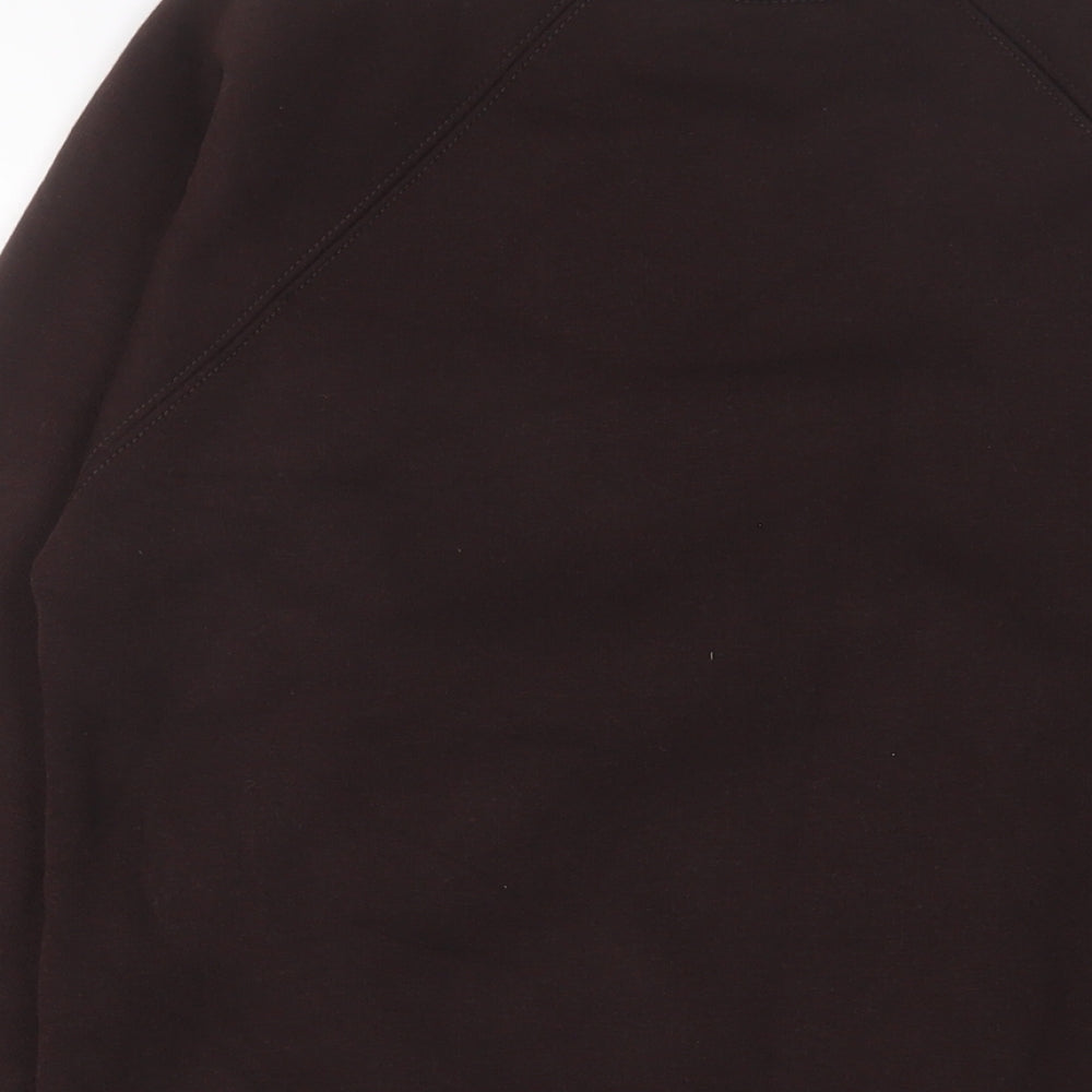 Sportex Boys Brown Cotton Pullover Sweatshirt Size 13 Years Pullover