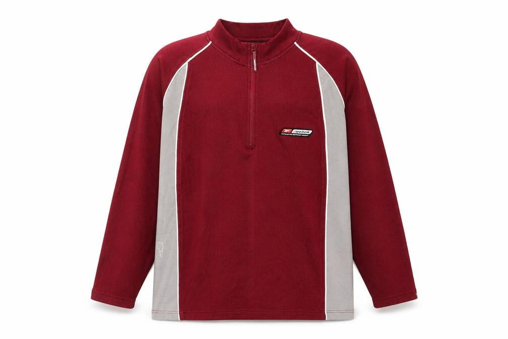 Reebok Mens Red Polyester Pullover Sweatshirt Size XL