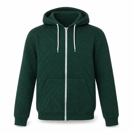 Tokyo Tigers Mens Green Cotton Full Zip Hoodie Size S