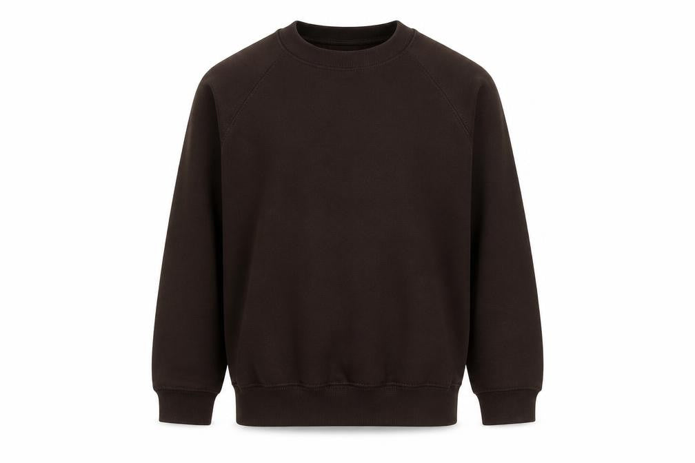 Sportex Boys Brown Cotton Pullover Sweatshirt Size 7-8 Years Pullover
