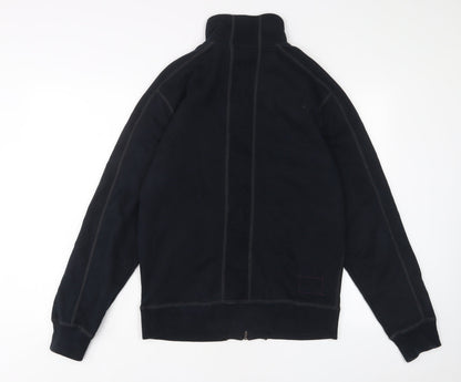 Slazenger Mens Blue Cotton Full Zip Sweatshirt Size M