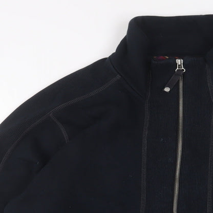 Slazenger Mens Blue Cotton Full Zip Sweatshirt Size M