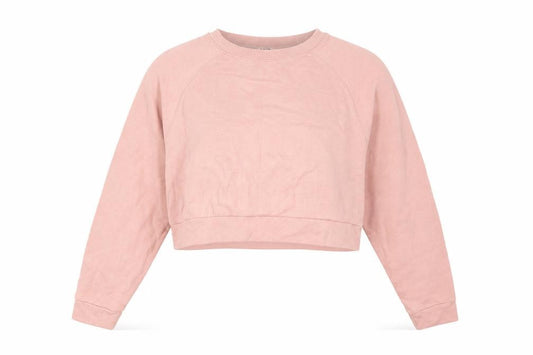 Miss Selfridge Womens Pink Cotton Pullover Sweatshirt Size S Pullover