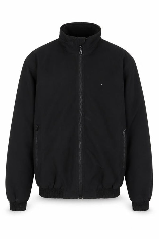 WHITAKER Mens Black Jacket Size XS Zip - Zip Pockets